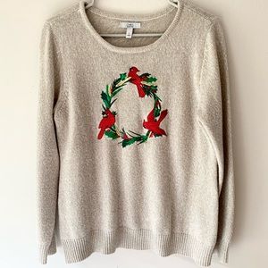 Croft And Barrow Womens Christmas Sweater Size Large